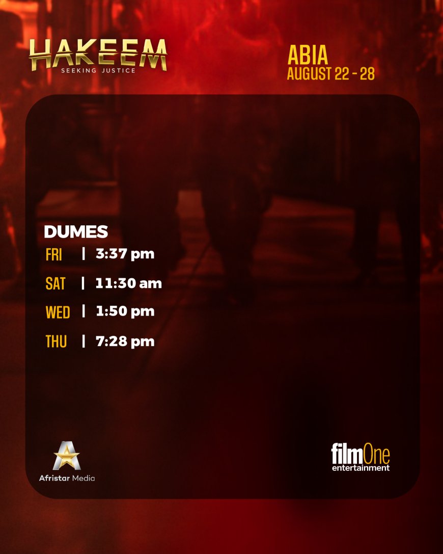 HAKEEM: SEEKING JUSTICE ShowTimes