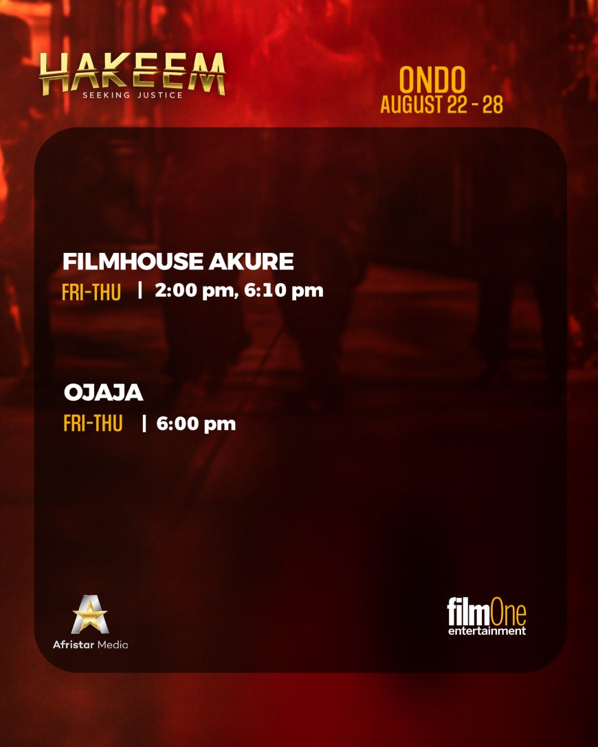 HAKEEM: SEEKING JUSTICE ShowTimes